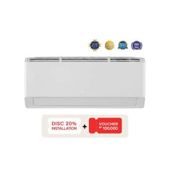 Front view of LG TURBOCOOL Standard Air Conditioner  {K05NSA}